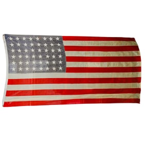 Large Antique 48 Star American Flag