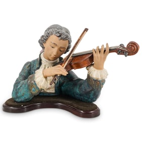 Lladro "Violin Player" Porcelain Figurine