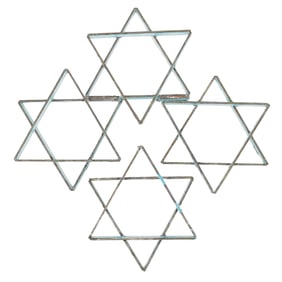 Judaica Signed W. Popkin 'Star Of David' Plaques