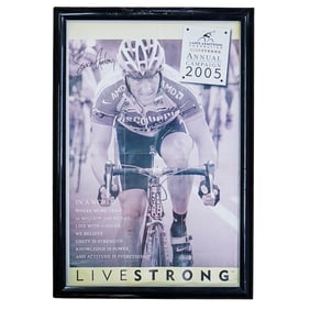 Lance Armstrong 2005 Livestrong Poster