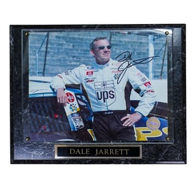 NASCAR Dale Jarrett Signed Plaque
