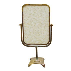 Large Mid Century Bronze Swivel Sign