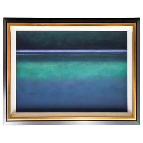 Ken Muenzenmayer (1950-2024, American) "Midnight Pass" Framed Oil on Canvas Painting