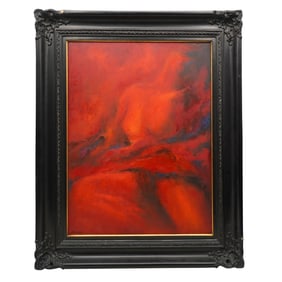 Oil on Panel Painting