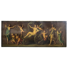 19th Cent. After Romanelli "The Triumph of Galatea" Oil Painting