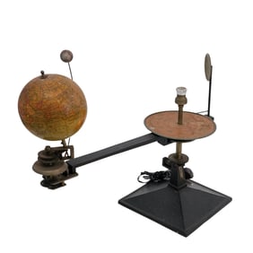 Antique Mechanical Planetarium Model
