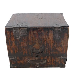 Antique Wooden Merchants Cash Box
