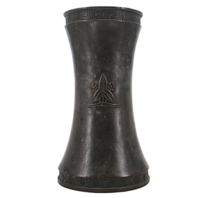 Antique Chinese Patinated Bronze Vase