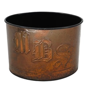 Vintage Short Copper Container