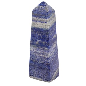 Lapis Lazuli Carved Obelisk Sculpture