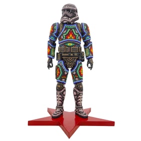 Rick Wolfryd "Chroma" (American, B. 1953) "Universal Man" 3D Sculpture