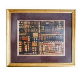 Maria Helena Vieira Da Silva (Portuguese, 1908-1992) Gouache On Paper
