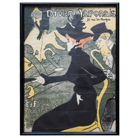 Henri de Toulouse-Lautrec (French, 1864-1901) Divan Japonais Poster