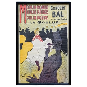 After Henri Toulouse-Lautrec (1864-1901, French) "Moulin Rouge" Poster Print