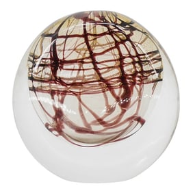 Seguso Murano Glass Bud Vase