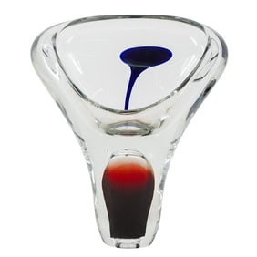 Adam Jablonski (1936, Poland) Art Glass Sculpture