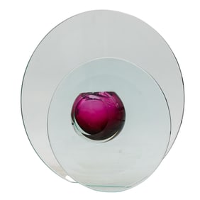 Richard Silver (American, 20th Cent.) Art Glass Sculpture