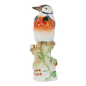 Herend Porcelain "Large Woodpecker" Bird Figurine