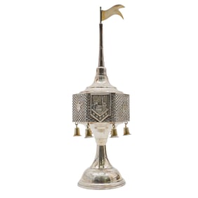 800 Silver Judaica Spice Tower