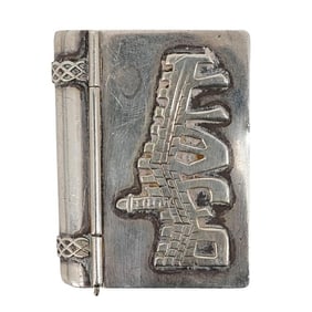 Netafim 55 Ltd. Sterling Silver Judaica Pill Box