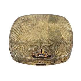 Antique Tiffany & Co Sterling Silver with Sapphire Compact