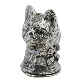 English Sterling Silver Pill Box By BAC