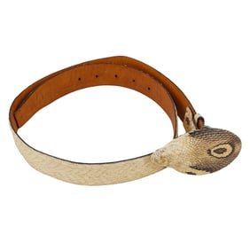 Vintage Snake Skin Belt