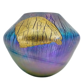 Robert Eickholt (American, 1947) Iridescent Volcano Vase