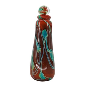 Glenn Ziemke (American, 1956) Art Glass Perfume Bottle