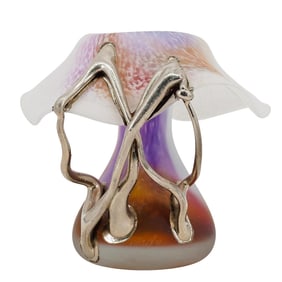 Anca Florea (Romanian, 1975) Art Glass Mushroom Vase