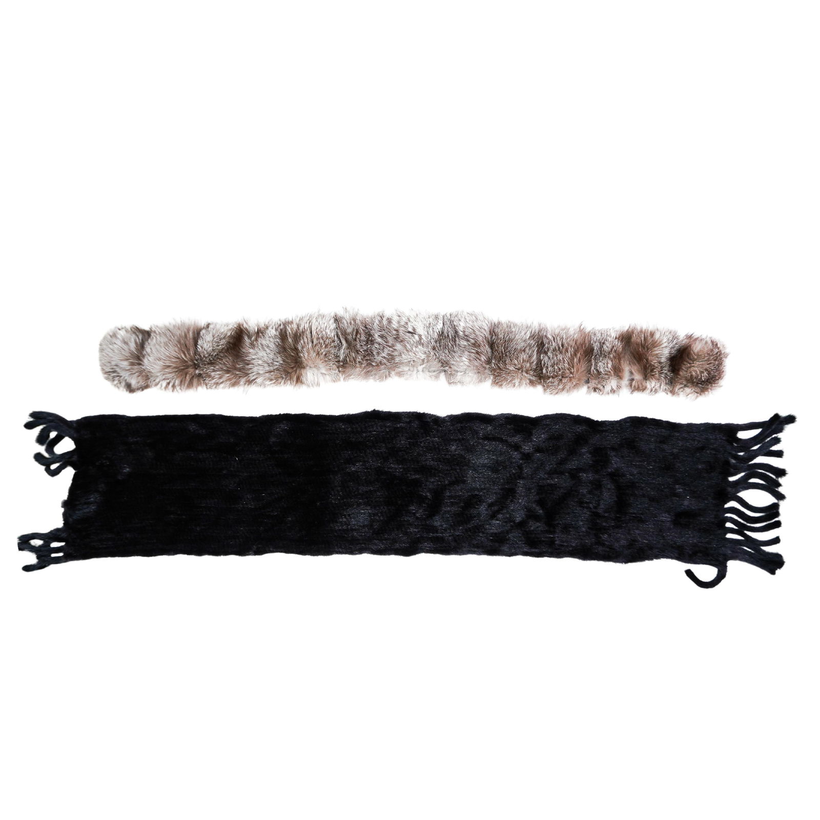 Pair of Mink Fur Scarves (1 of 6)