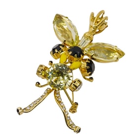 David Mandel "Show Must Go On!" Bee Brooch
