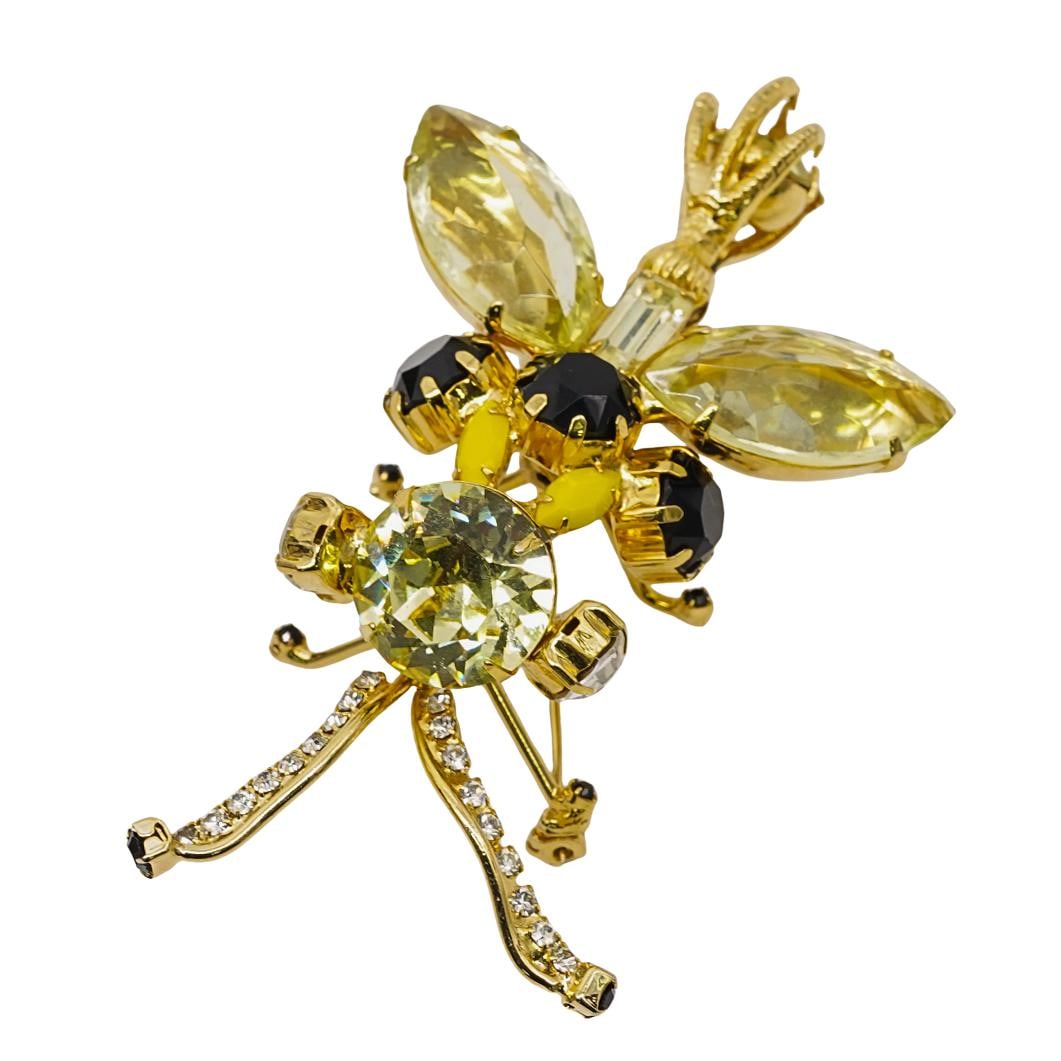 David Mandel "Show Must Go On!" Bee Brooch (1 of 5)