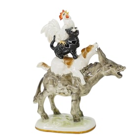Lorenz Hutschenreuther Porcelain "Bremen Town of Musicians" Figurine