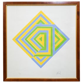 Hardu Keck (Estonian/American, 1940-2003) Op-Art Composition
