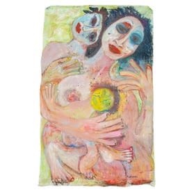 Hegina Rodrigues (Brazil, 20th Cent.) Oil On Canvas