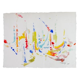 Albert Alcalay (American, 1917-2008) Abstract Watercolor On Paper