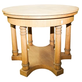 Round Wooden Table