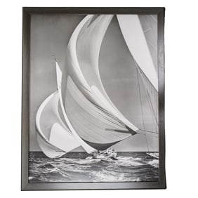 Stanley Rosenfeld (1913-2002, American) "Flying Spinnakers" 1994 Museum Print