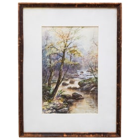 Samuel R. Chaffee (American, 1850-1913) Watercolor On Paper