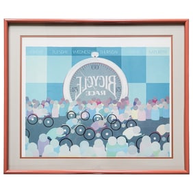 Att. Carol Dahl (b. 1954, American) "The Peddlers" Lithograph