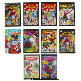 (9 pcs) Vintage Marvel Amazing Spider-Man Comic Books