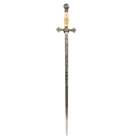 Antique Masonic Knights Ceremonial Sword