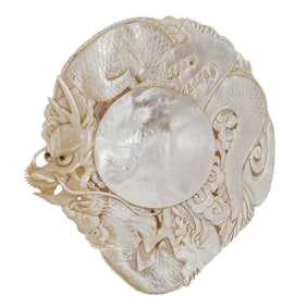 Mother Of Pearl Shell Dragon Dish