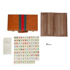 Vintage Tile Rummy Game Set