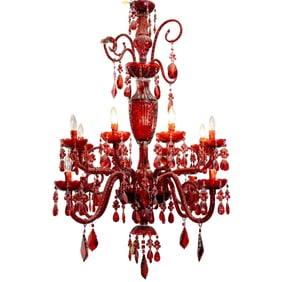 Murano Glass Style Chandelier