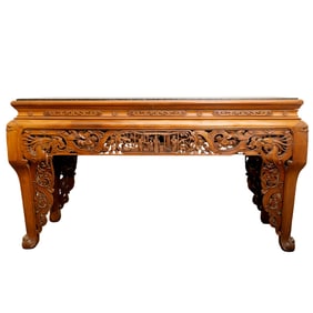 Art Nouveau French Chinoiserie Altar Table