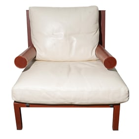 B&B Italian Leather Armchair