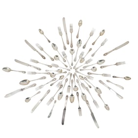 (55 pc) R Wallace and Sons "Versailles" Sterling Silver Flatware