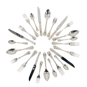 (30 pc) Christofle Cardeilhac "Brienne" Sterling Silver Service